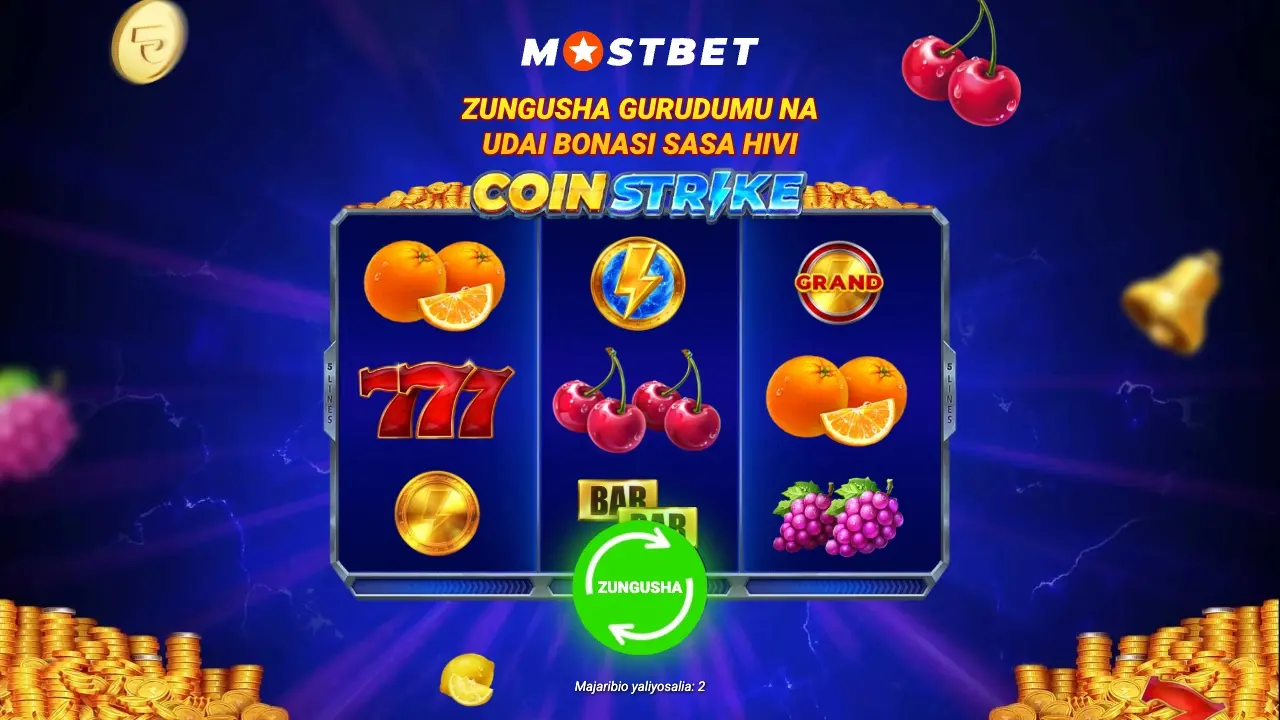 Mchezo Coin Strike kwenye Mostbet: zungusha gurudumu na udai bonasi