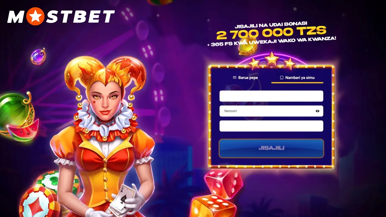 Mostbet Tanzania: bonasi ya 2 700 000 TZS na 365 FS kwa amana ya kwanza
